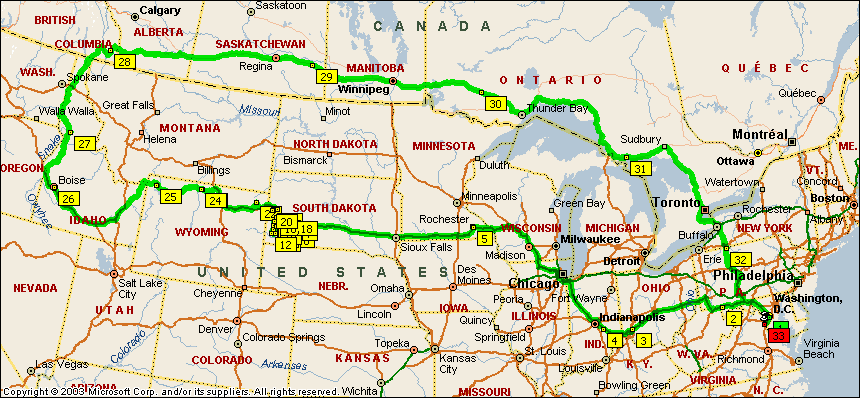 Touring Map