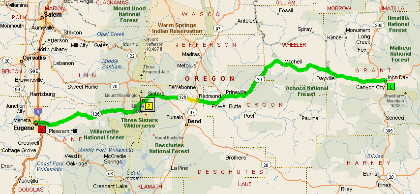 Route Leg Map