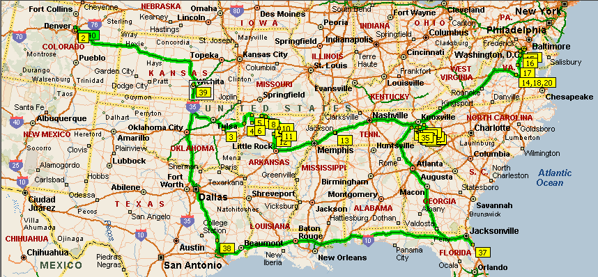 Touring Map